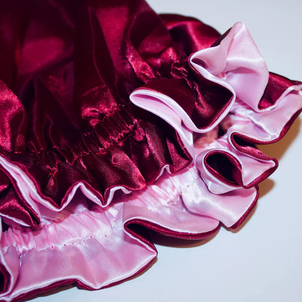 Bonnet de nuit en satin