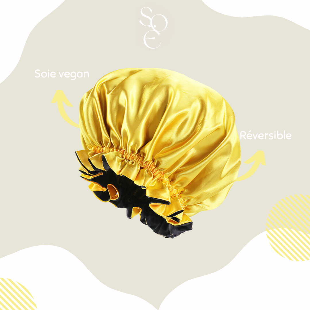 Bonnet de nuit en satin