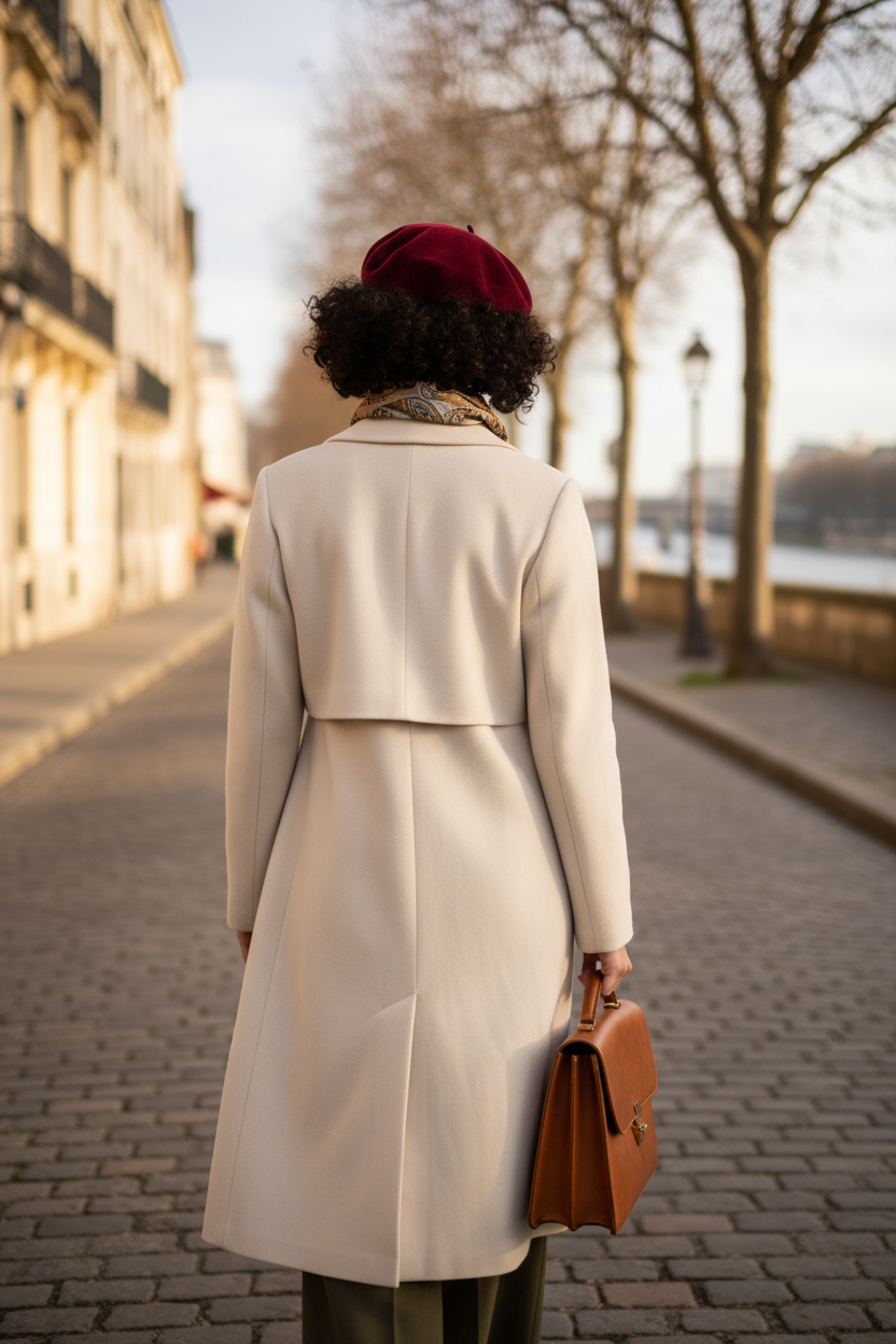 Béret satin : protéger ses cheveux bouclés en hiver | Soë