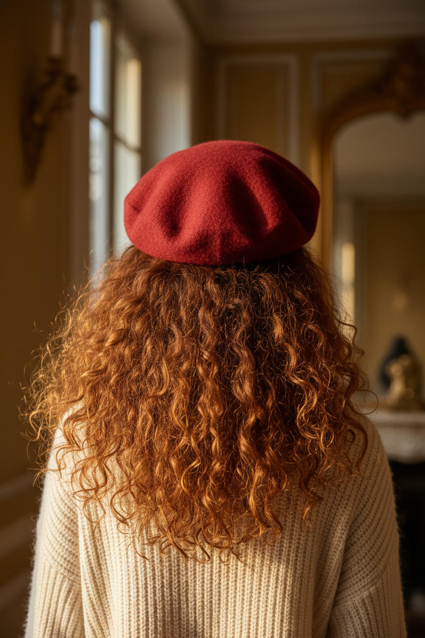 Béret intérieur satin Soë : style et protection pour cheveux naturels