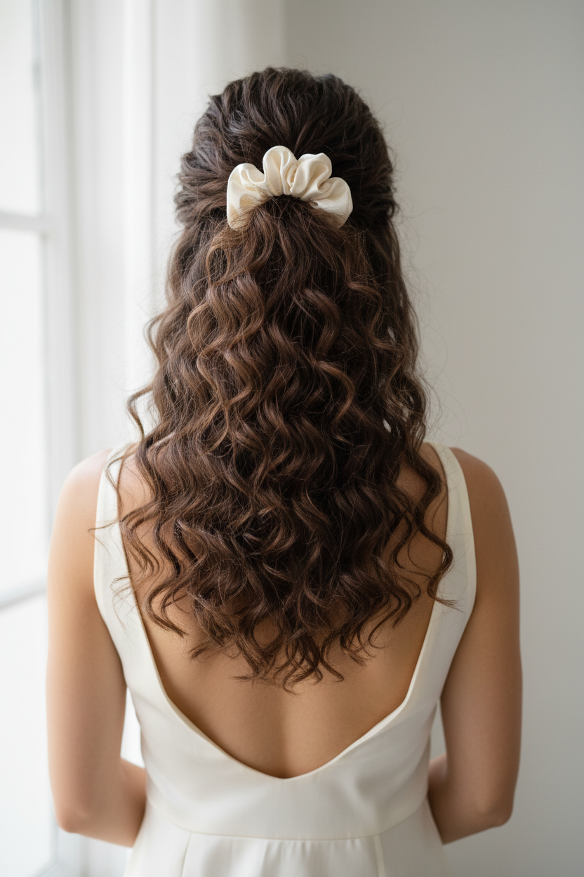 Scrunchie en satin : pourquoi c'est l'accessoire indispensable pour protéger vos cheveux bouclés et crépus