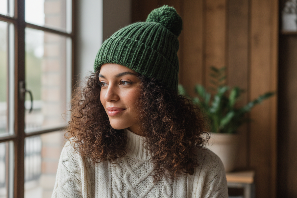 Bonnet knit satin : le secret pour protéger ses cheveux bouclés ou crépus en hiver sans sacrifier le style