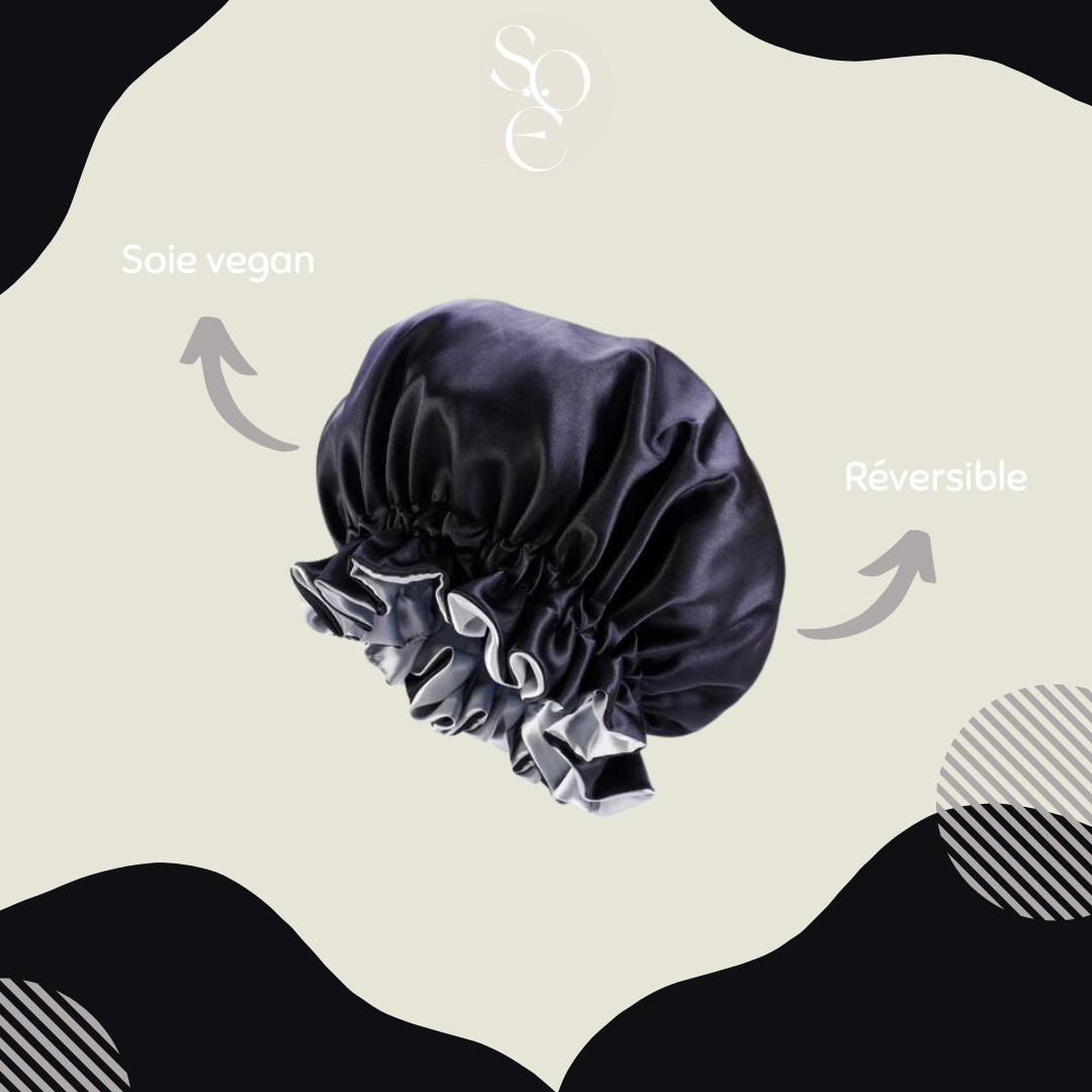 Bonnet de nuit en satin