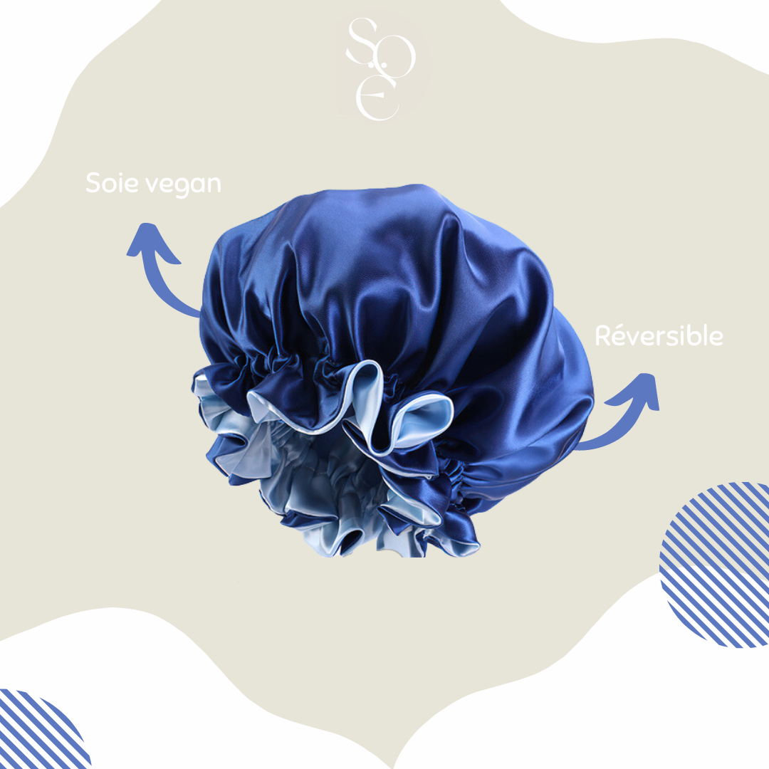 Bonnet de nuit en satin