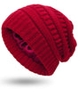 bonnet satin soë beanie rouge cerise